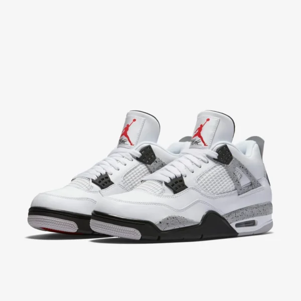 Pre Order Men's Size Nike Air Jordan Retro 4 OG 'White Cement' 2025 FV5029 100 - Image 3