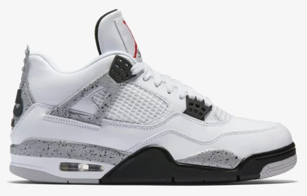 Pre Order Men's Size Nike Air Jordan Retro 4 OG 'White Cement' 2025 FV5029 100