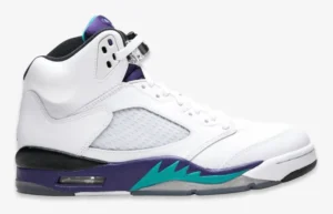 Pre Order Grade School Youth Size Nike Air Jordan Retro 5 OG 'Grape' 2025