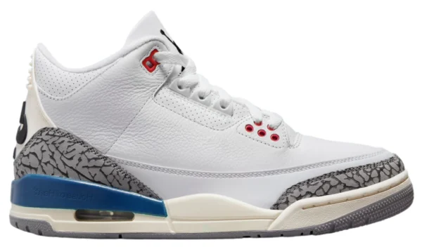 Pre Order Grade School Youth Size Nike Air Jordan Retro 3 SP 'Sport Royal Red'
